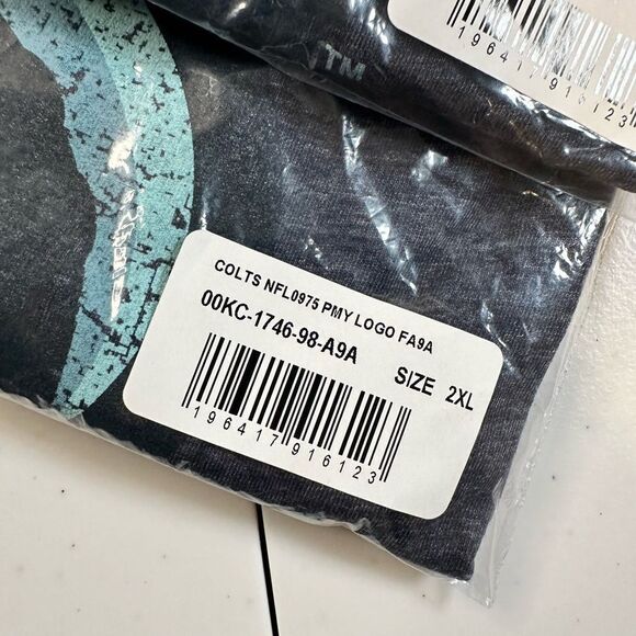 NWT Fanatics Seattle Kraken Hockey Blue Short Sleeve Logo Tee Shirt - Size 2XL - Picture 8 of 8